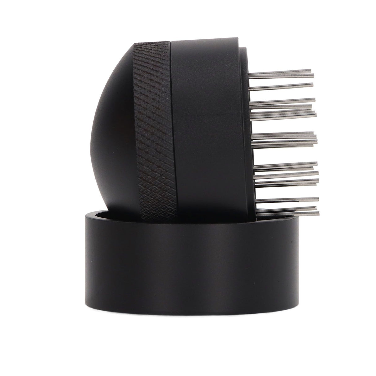 Coffee Needle Distributor Rust Resistant Stainless Steel Needle Coffee Stirrer with Base for Cafes Home 53MM