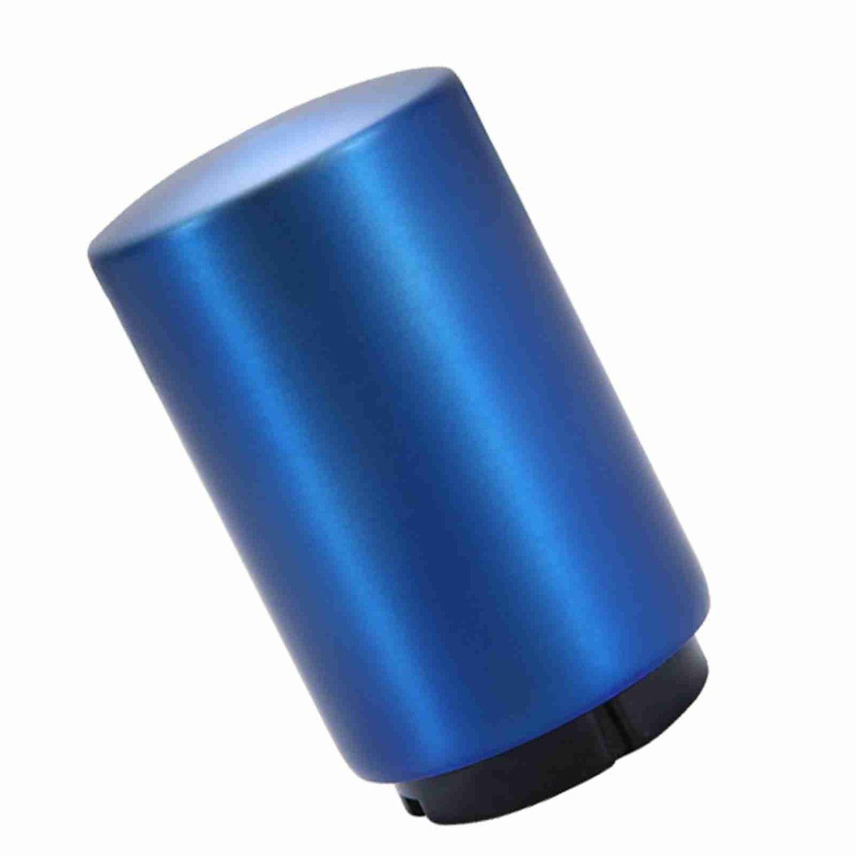 Automatic Bottle Opener Magnetic Stainless Steel Push Down Bottle Lid Opening Tool for Beer Glass Beverage Bottle Blue