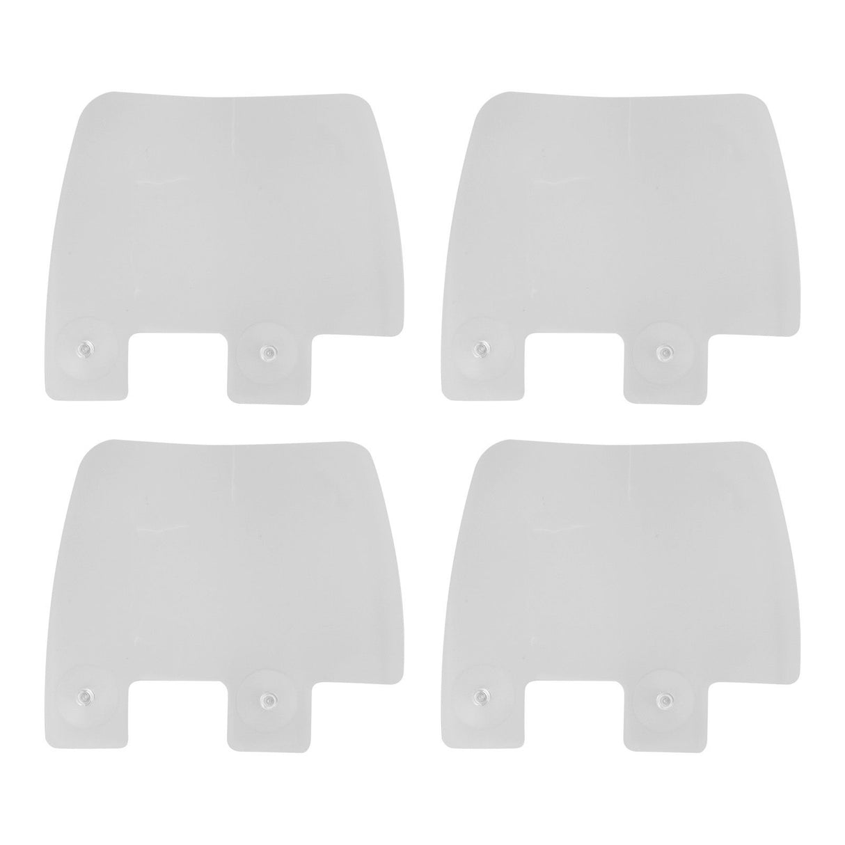 4Pcs Sink Splashing Guard Faucet Tap Mat ABS Water Catcher Draining Pad for Kitchen