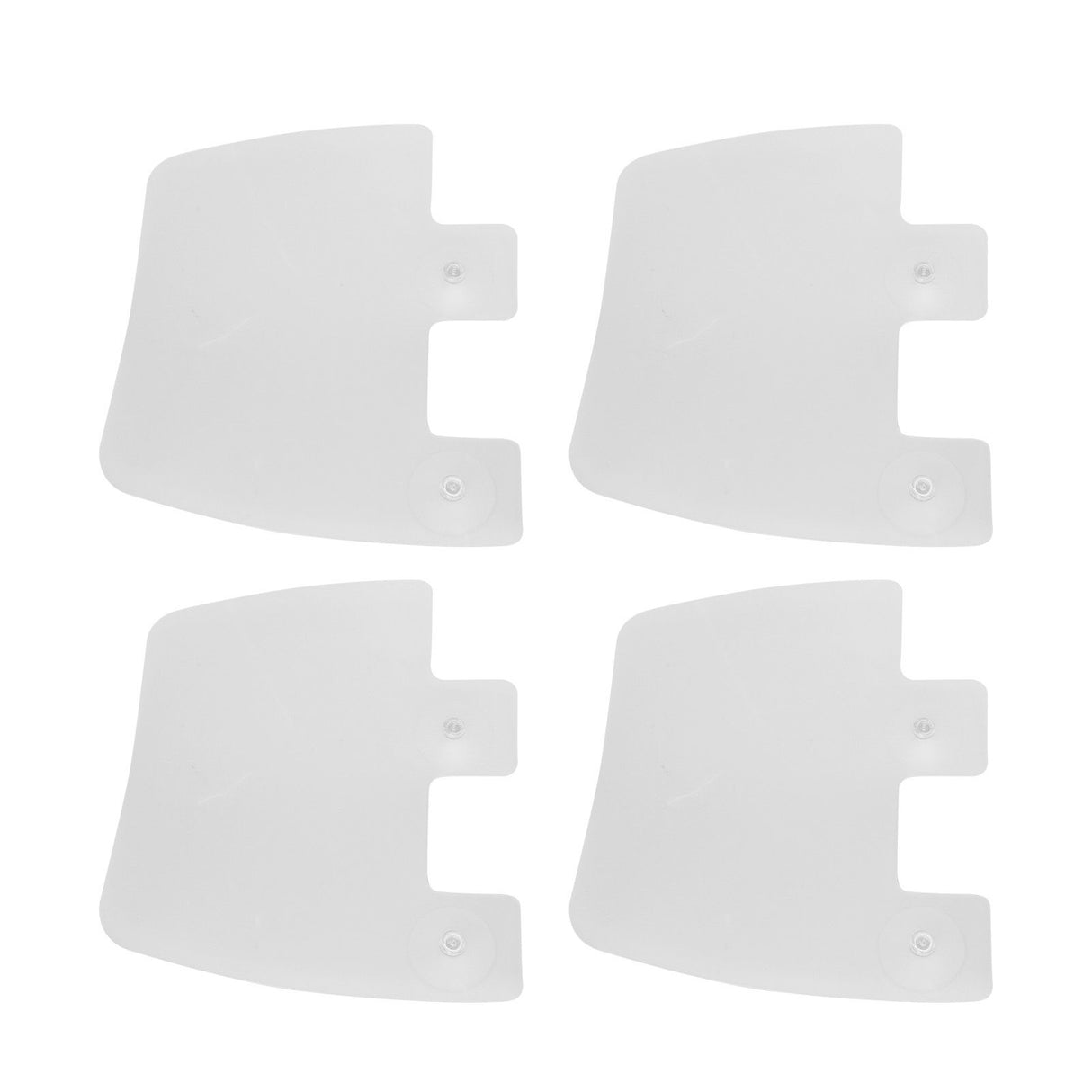 4Pcs Sink Splashing Guard Faucet Tap Mat ABS Water Catcher Draining Pad for Kitchen