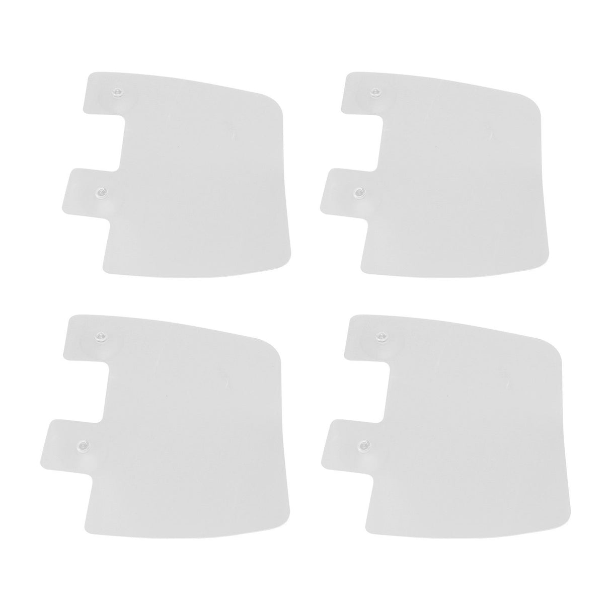 4Pcs Sink Splashing Guard Faucet Tap Mat ABS Water Catcher Draining Pad for Kitchen