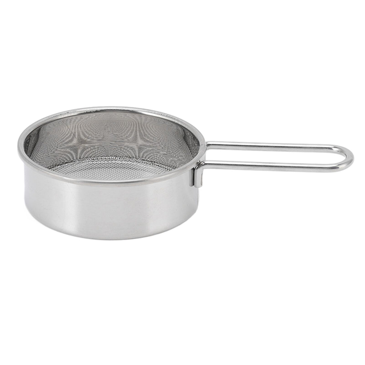 Flour Sieve Strainer 304 Stainless Steel Lightweight Easy Cleaning Ergonomic Handle Mesh Round Sifter for Baking