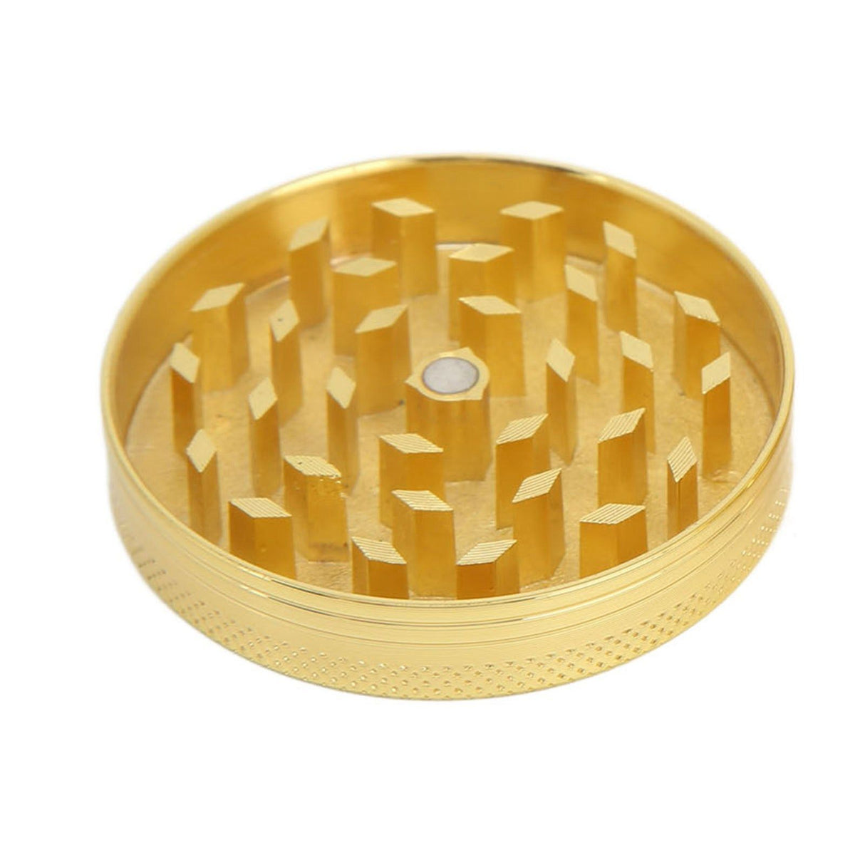 40mm Spice Grinder 4 Layers Aluminium Alloy Gold Coin Design Spice Crusher for Home Kitchen