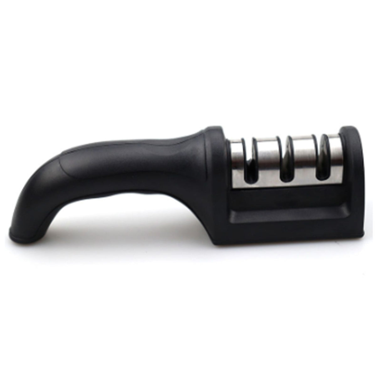 Knife Sharpener 3 Slot Kitchen Knives Sharpen Blade Sharpening Tool for Home Kitchen Black