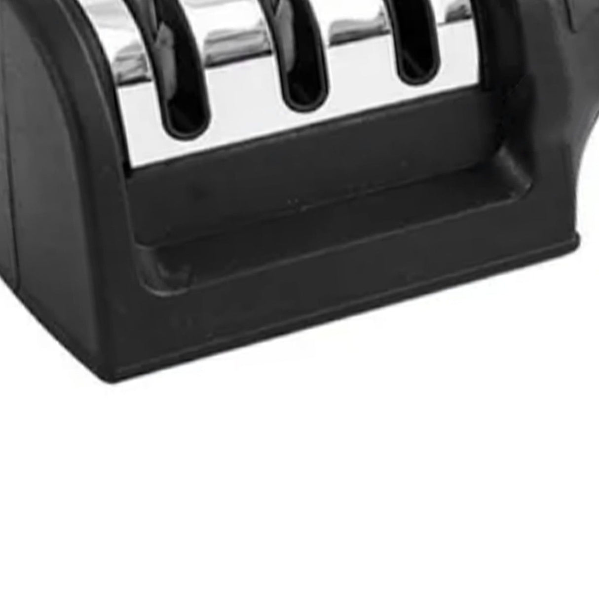 Knife Sharpener 3 Slot Kitchen Knives Sharpen Blade Sharpening Tool for Home Kitchen Black