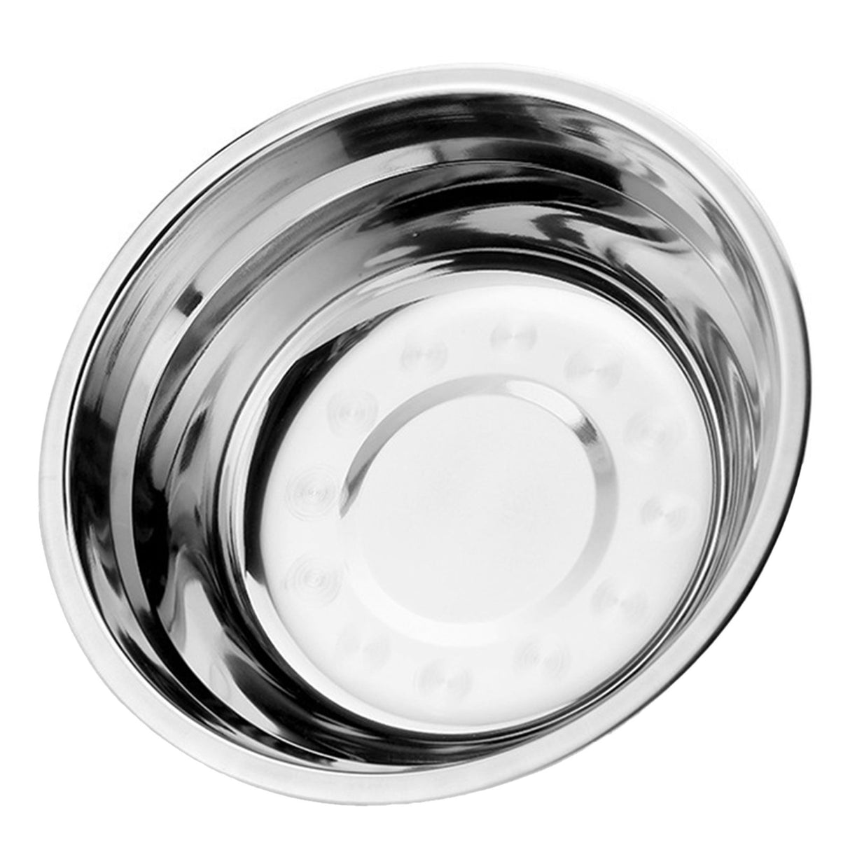 26cm Stainless Steel Basin Mixing Bowl Thicken Heavy Duty Deeper Edge Mirror Finish Salad Bowl