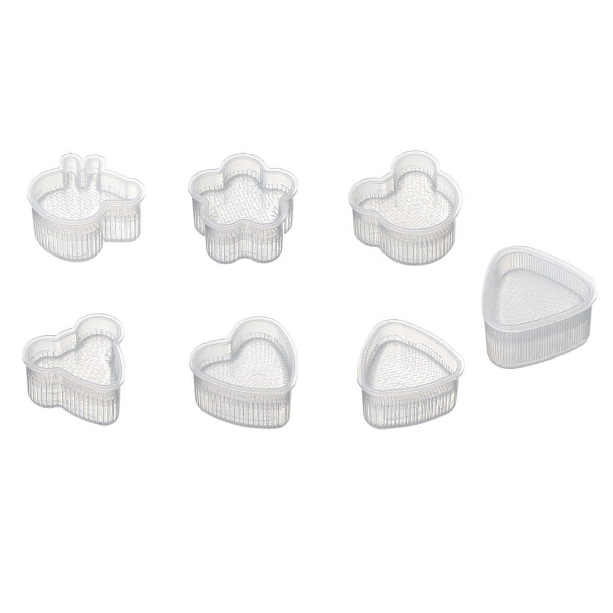 7Pcs Sushi Ball Mold Cartoon Style Food Grade PP Easy Operation Widely Used Sushi Mold for Household Bar DIY