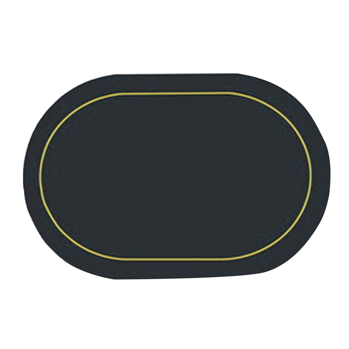 2Pcs Leather Oval Dining Food Mat Oil Proof Insulation Restaurant Table Home Hotel Non Slip Bowl Pad Placemat Black