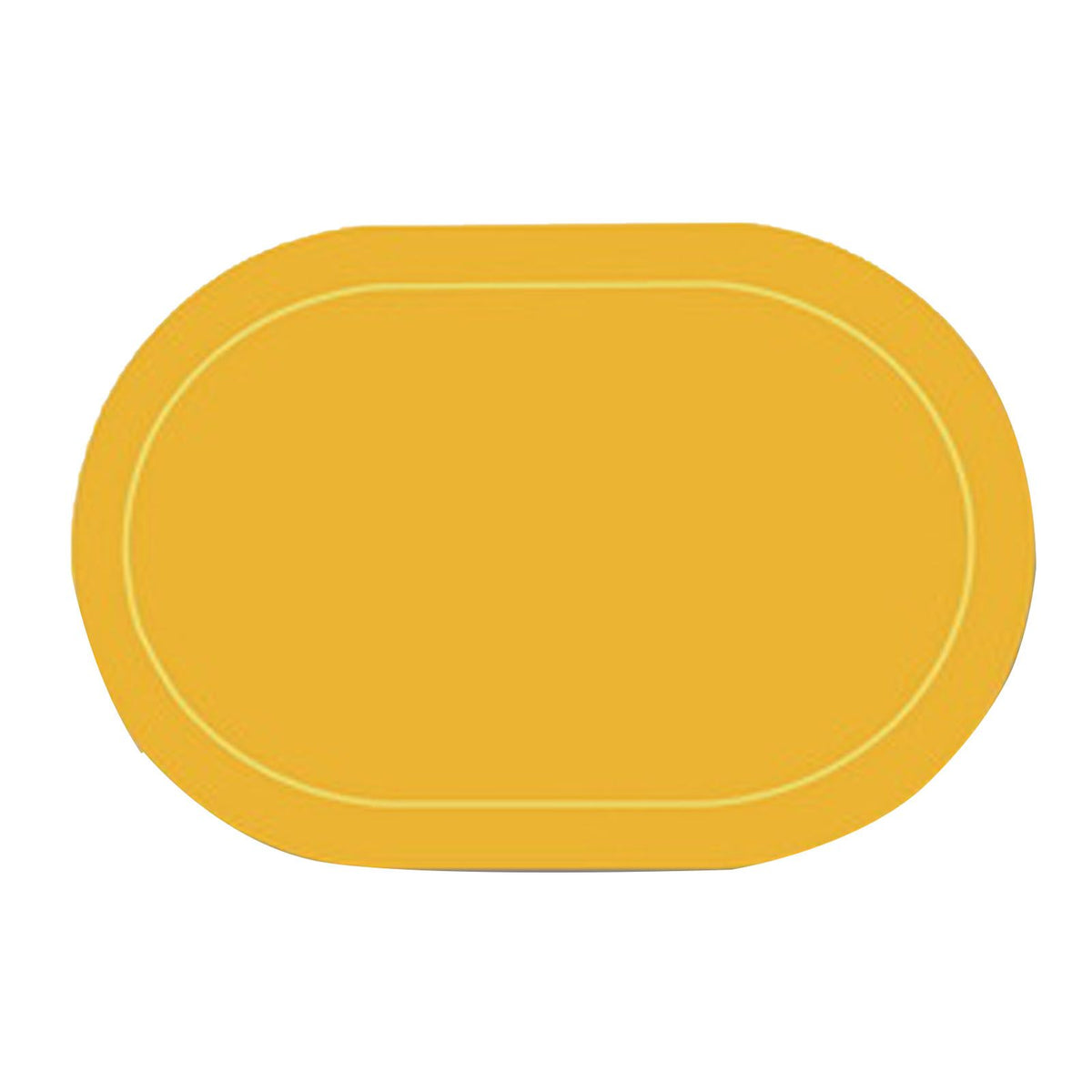2Pcs Leather Oval Dining Food Mat Oil Proof Insulation Restaurant Table Home Hotel Non Slip Bowl Pad Placemat Blue