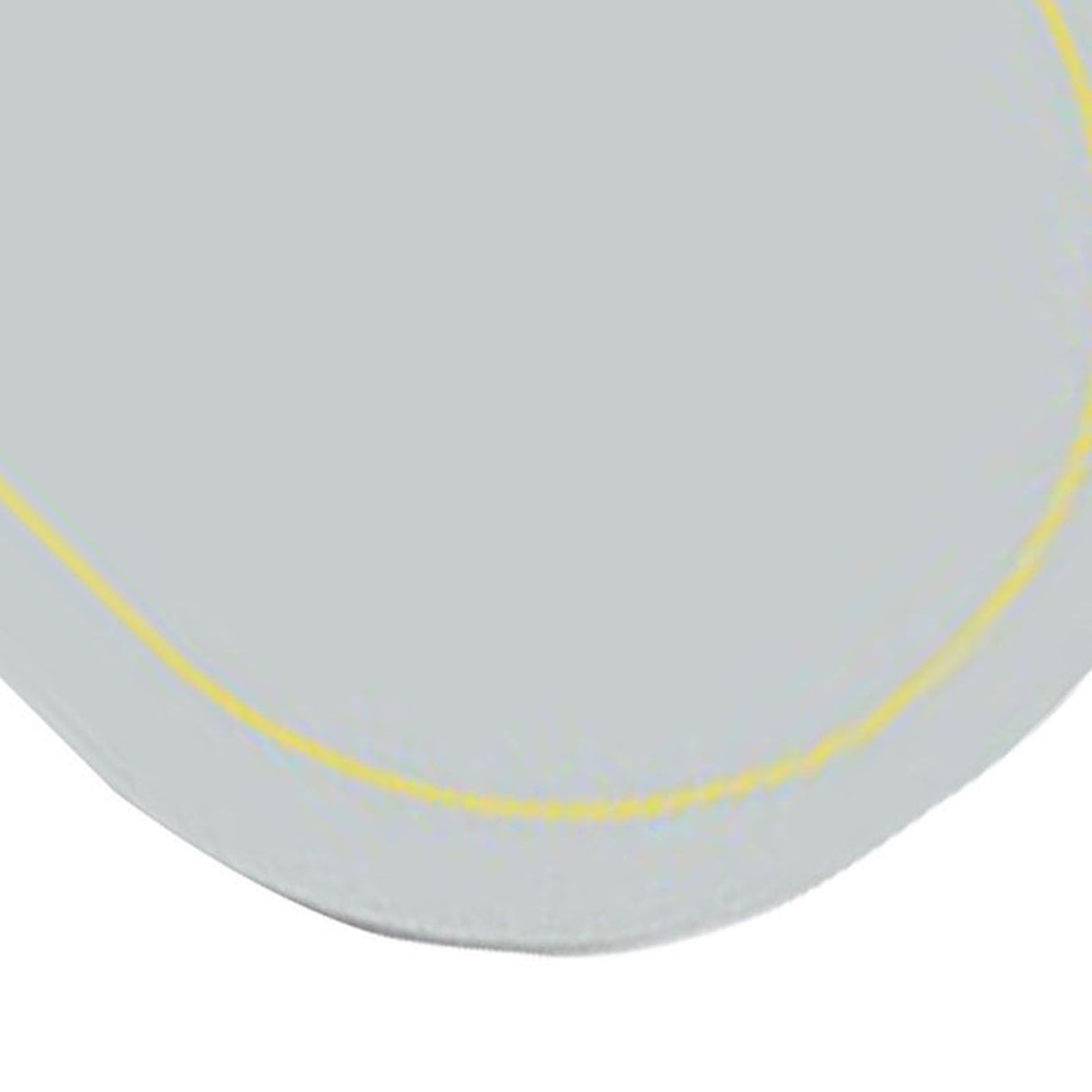 2Pcs Leather Oval Dining Food Mat Oil Proof Insulation Restaurant Table Home Hotel Non Slip Bowl Pad Placemat Light Gray
