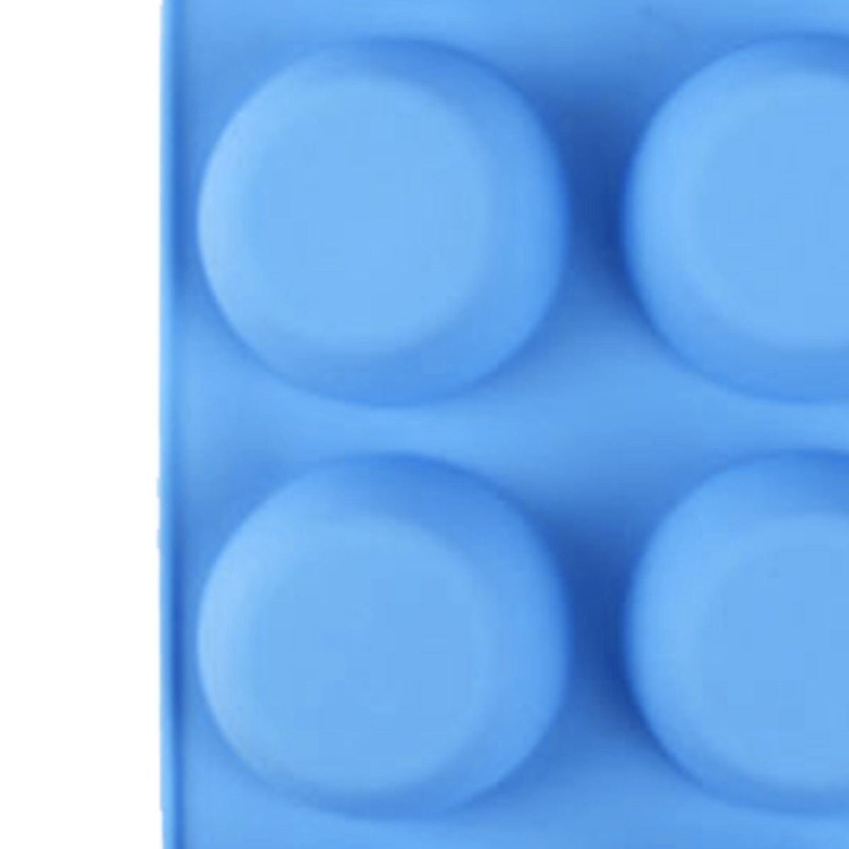 12 Cupcake Pan Soft Silicone Round Shape Easy Release Muffin Pan for Cupcake Muffin Gelatin Soap Candle Blue