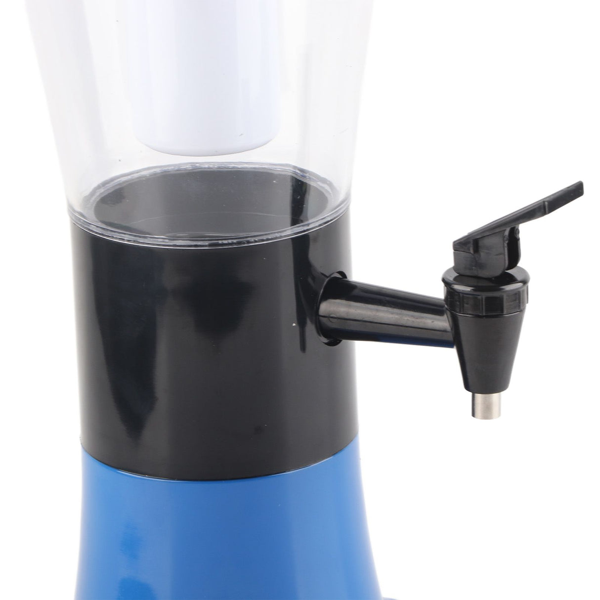 3L Beer Tower Dispenser Multipurpose Luminous Tabletop Wine Beer Tower Dispenser with Tap for Home Bar KTV Blue