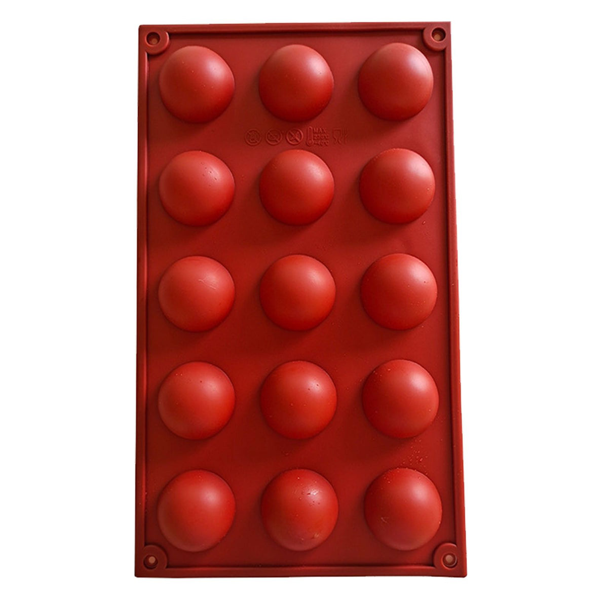 Semi Sphere Mold 15 Holes Silicone Semicircle Baking Mold for Cake Chocolate Mousse