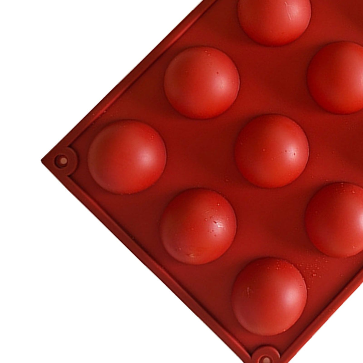 Semi Sphere Mold 15 Holes Silicone Semicircle Baking Mold for Cake Chocolate Mousse