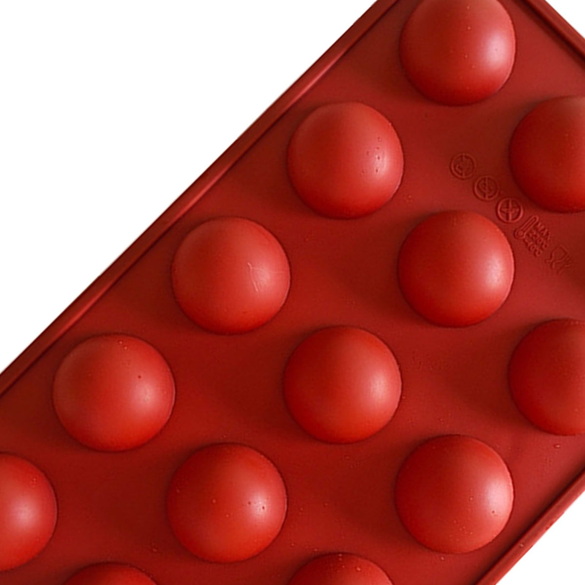 Semi Sphere Mold 15 Holes Silicone Semicircle Baking Mold for Cake Chocolate Mousse