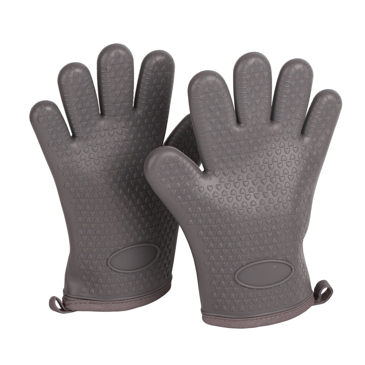 Heat Resistant Gloves Grilling Gloves Anti Scalding Silicone Oven Gloves for Kitchen Cooking Baking