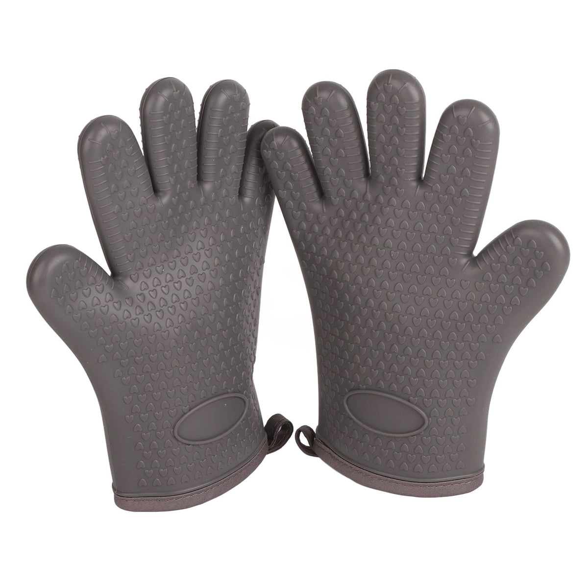 Heat Resistant Gloves Grilling Gloves Anti Scalding Silicone Oven Gloves for Kitchen Cooking Baking