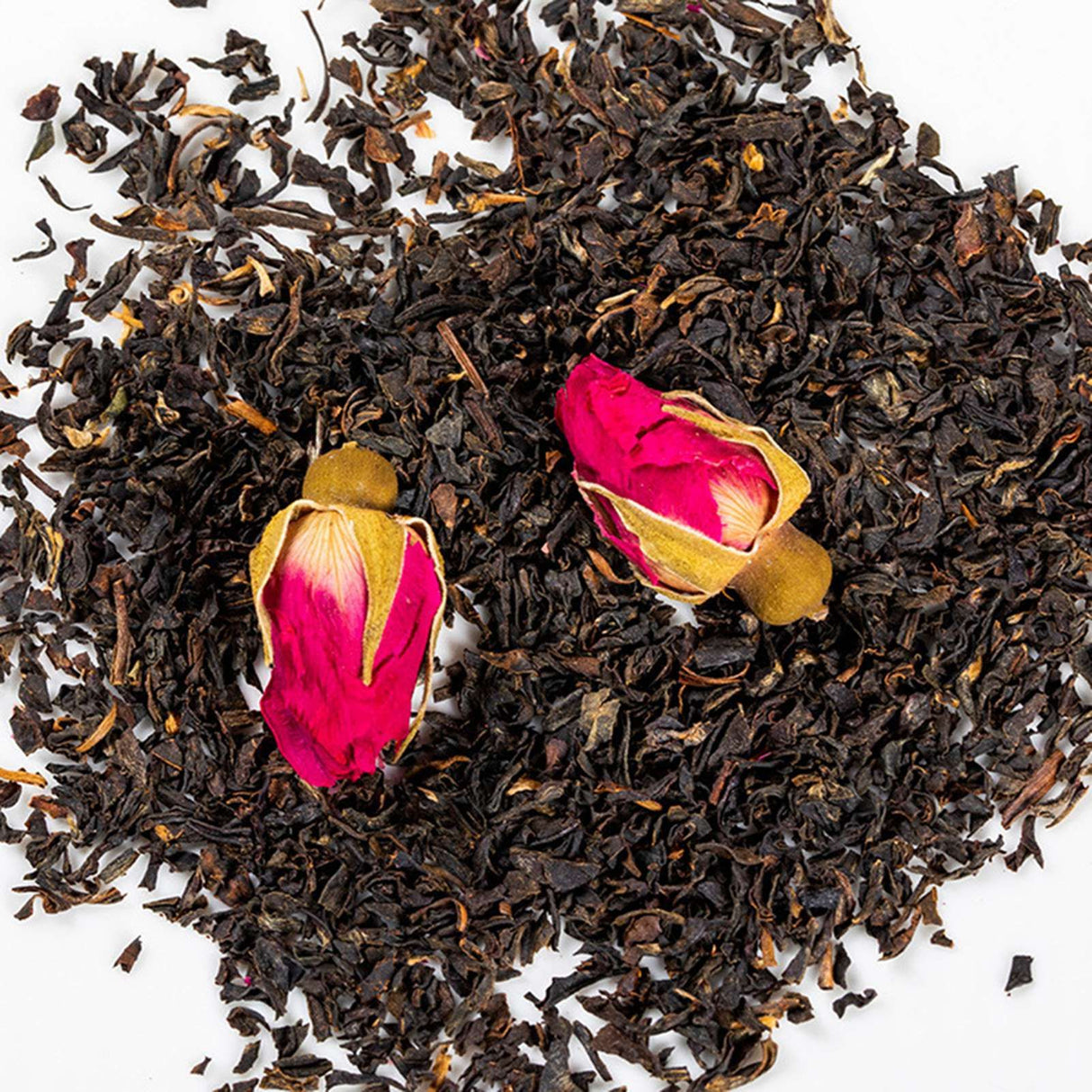 Rose Black Tea 30 Triangular Bags Boiling Water Brewing Portable Flower Tea for Women Girls