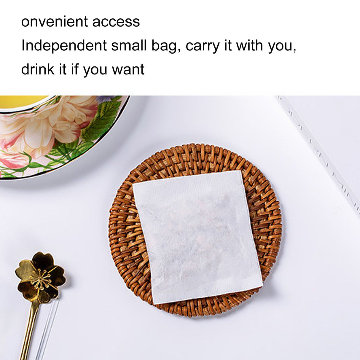 30 Count Chicory Gardenia Tea Kudzu Root Burdock Root Healthy Tea Bag Lily Licorice Herbal Tea Sampler 120g