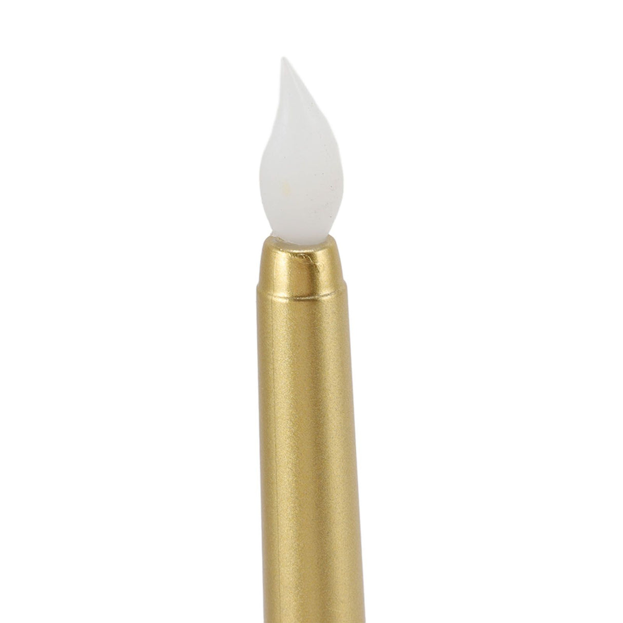 4 Pcs LED Candles Smoke Free Flameless Safe Environmentally Friendly Warm Light Electric LED Taper Candle Gold