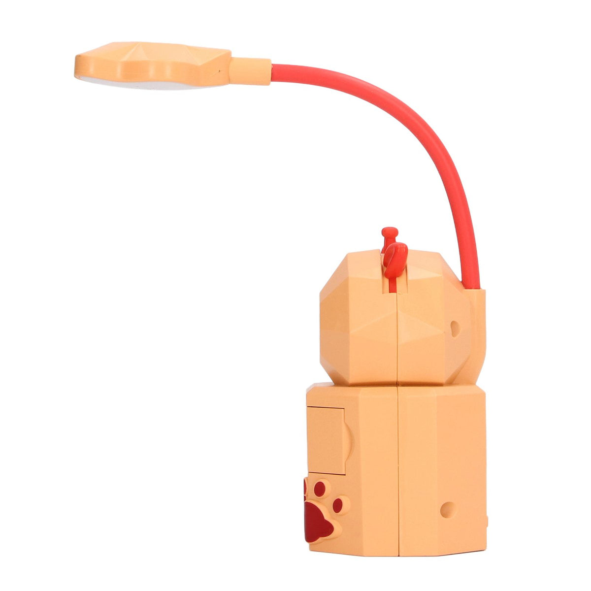 Night Lamp Desk Light LED 5V 3W Gooseneck USB Charging Deer Figurine for Home Table YC-5802 Orange