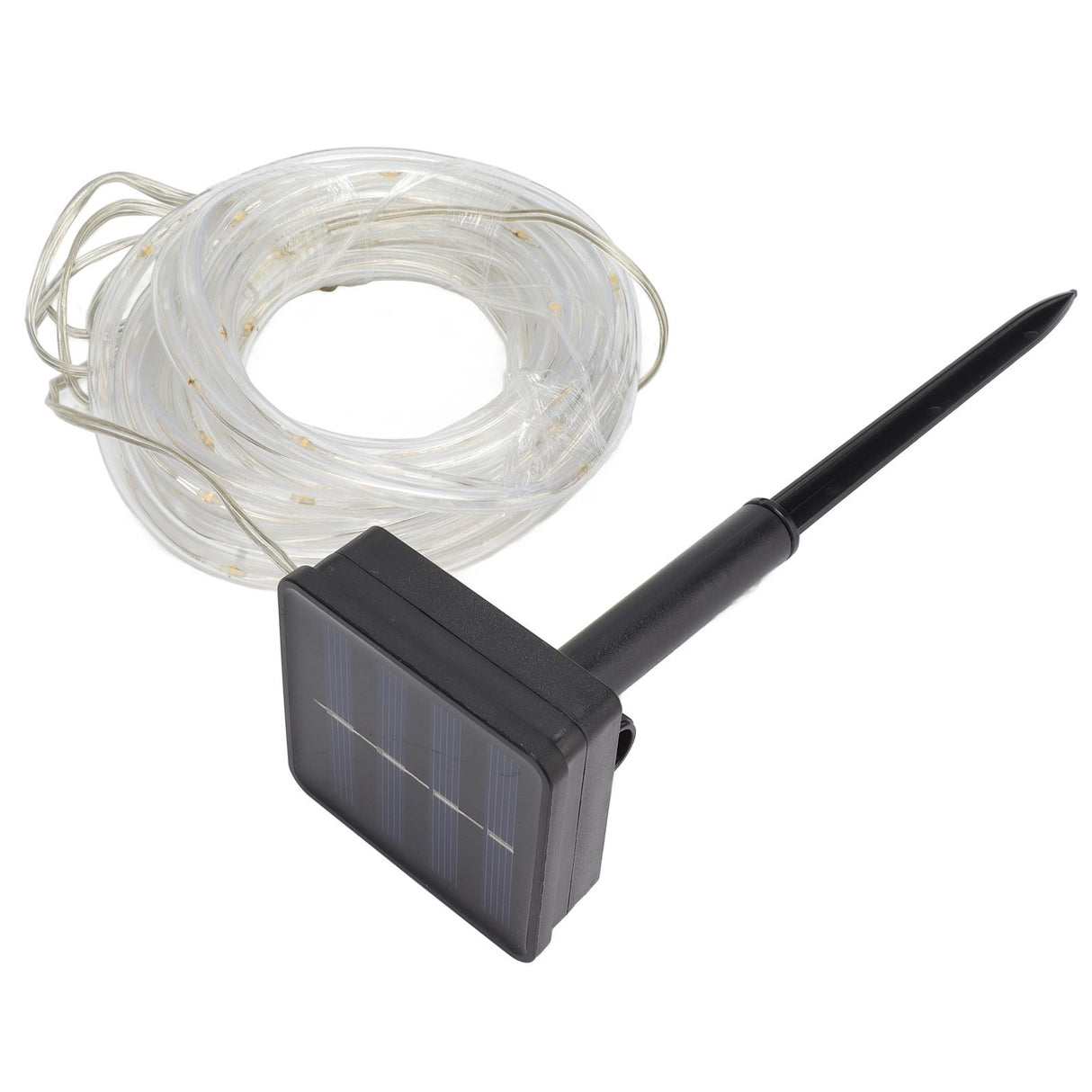 Solar Rope String Lights Waterproof High Brightness LED Solar String Lights for Garden Balcony Christmas Decoration Warm Light