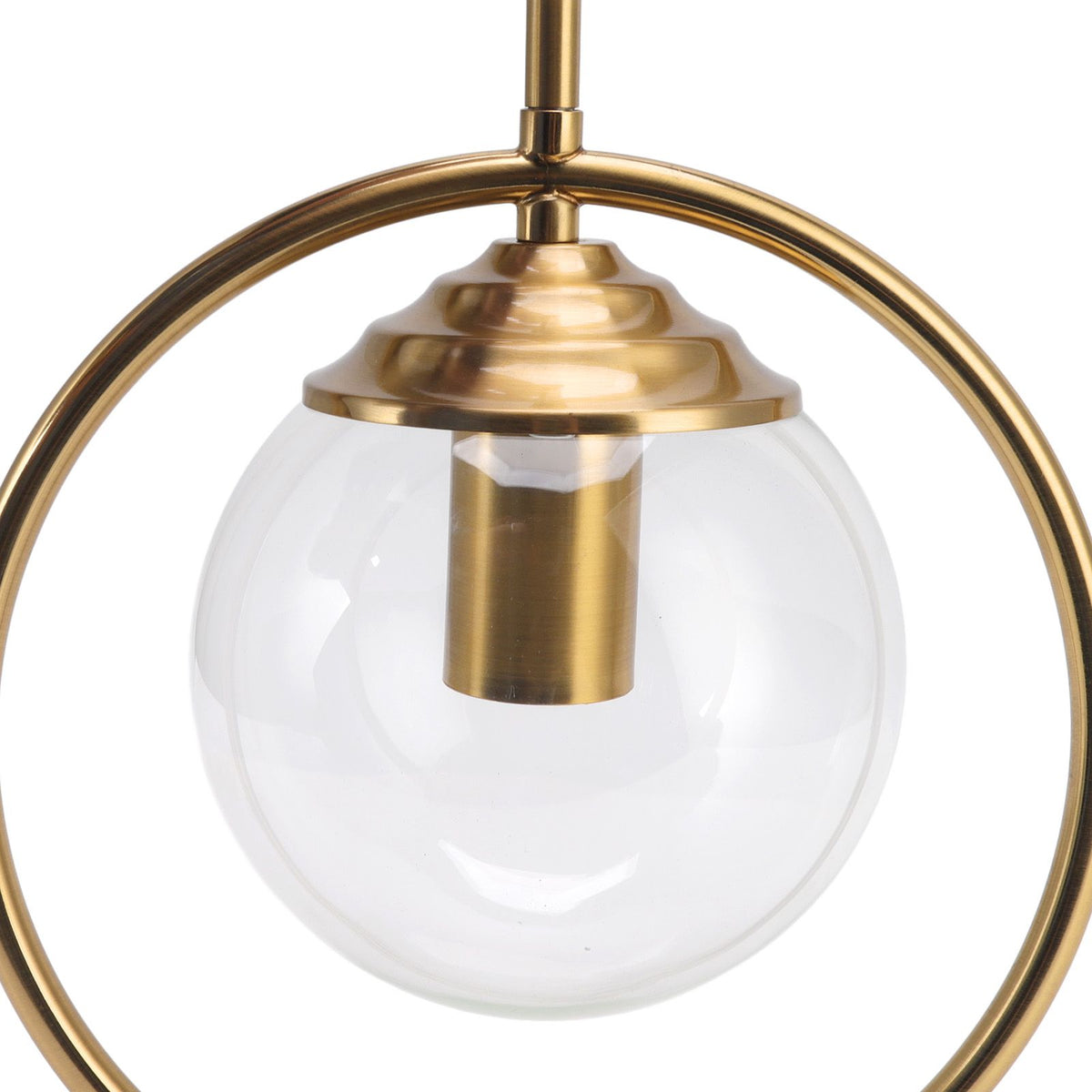Ceiling Pendant Lamp E27/E26 Calibre Glass Iron Minimalist Style Hanging Pendant Light for Kitchens AC 85 to 265V