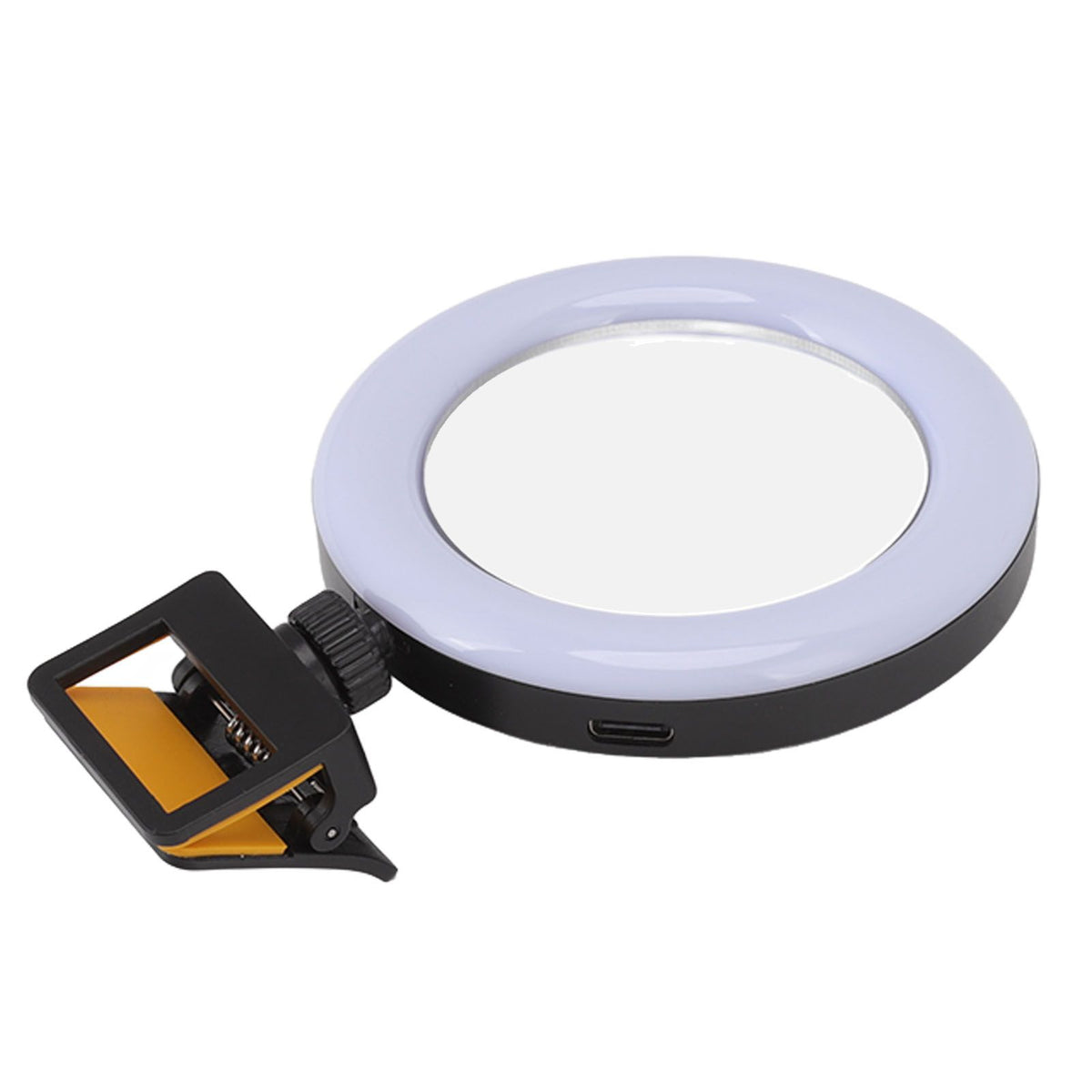 Rechargeable Portable Clip On Selfie Ring Light USB Charging Mini Clip On Selfie Ring Light for Smartphone Mobile Phone Photographing