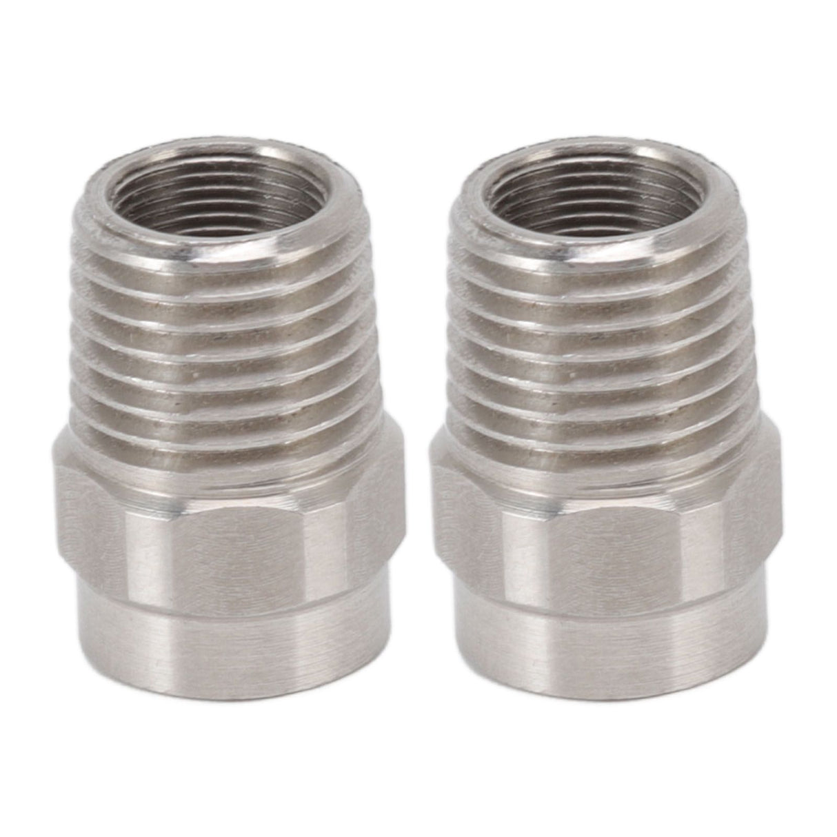 2PCS Misting Nozzle G1/4 Male Thread Flat Head Stainless Steel Atomization Sprayer for Garden Watering