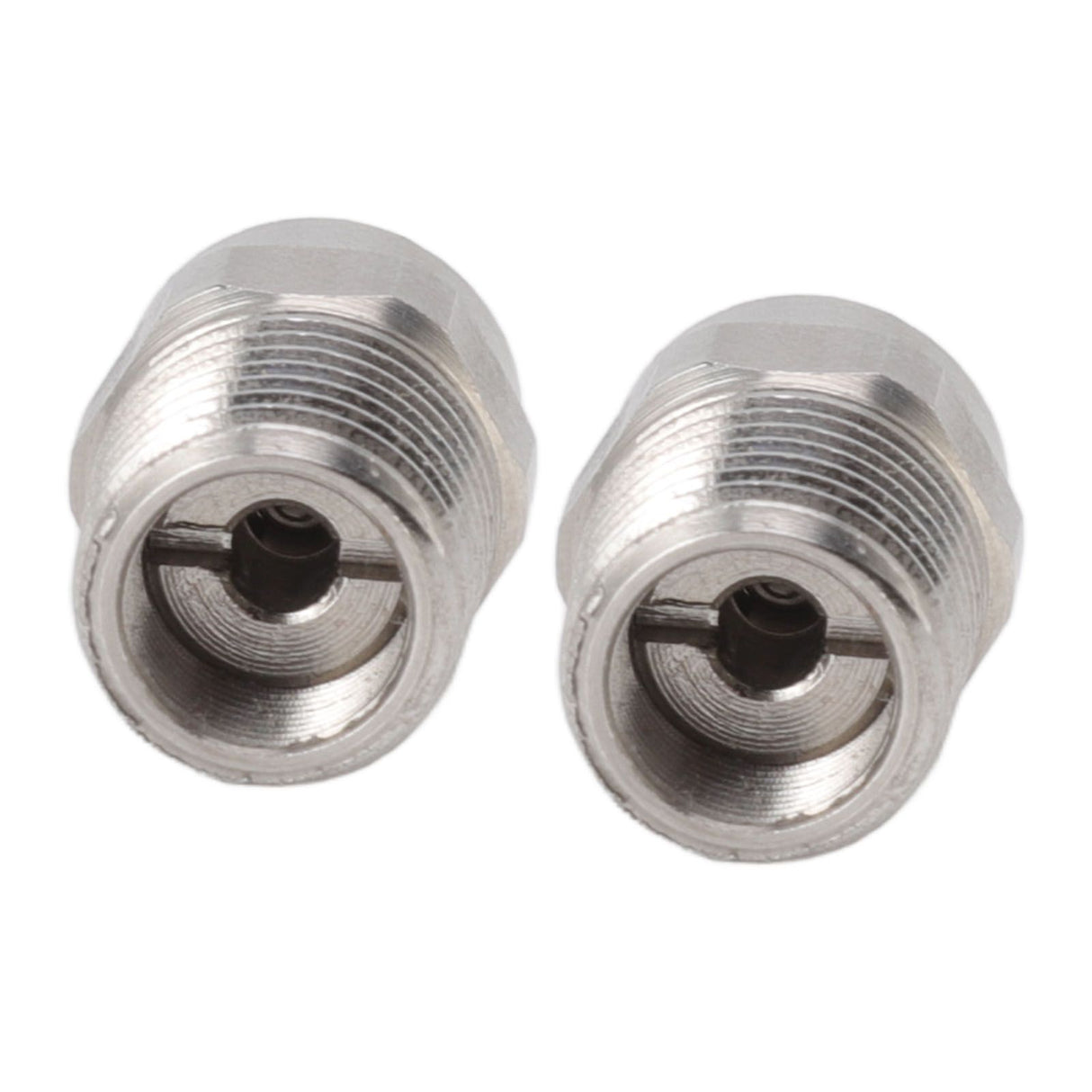 2PCS Misting Nozzle G1/4 Male Thread Flat Head Stainless Steel Atomization Sprayer for Garden Watering