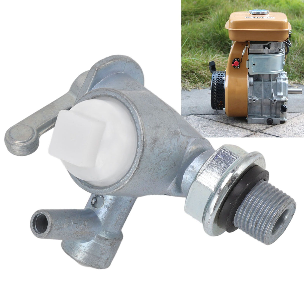 12mm Thread Fuel Tank Tap for Robin EY15 EY20 Ey28 RGX3500 RGX2400 Engine Replacement Parts