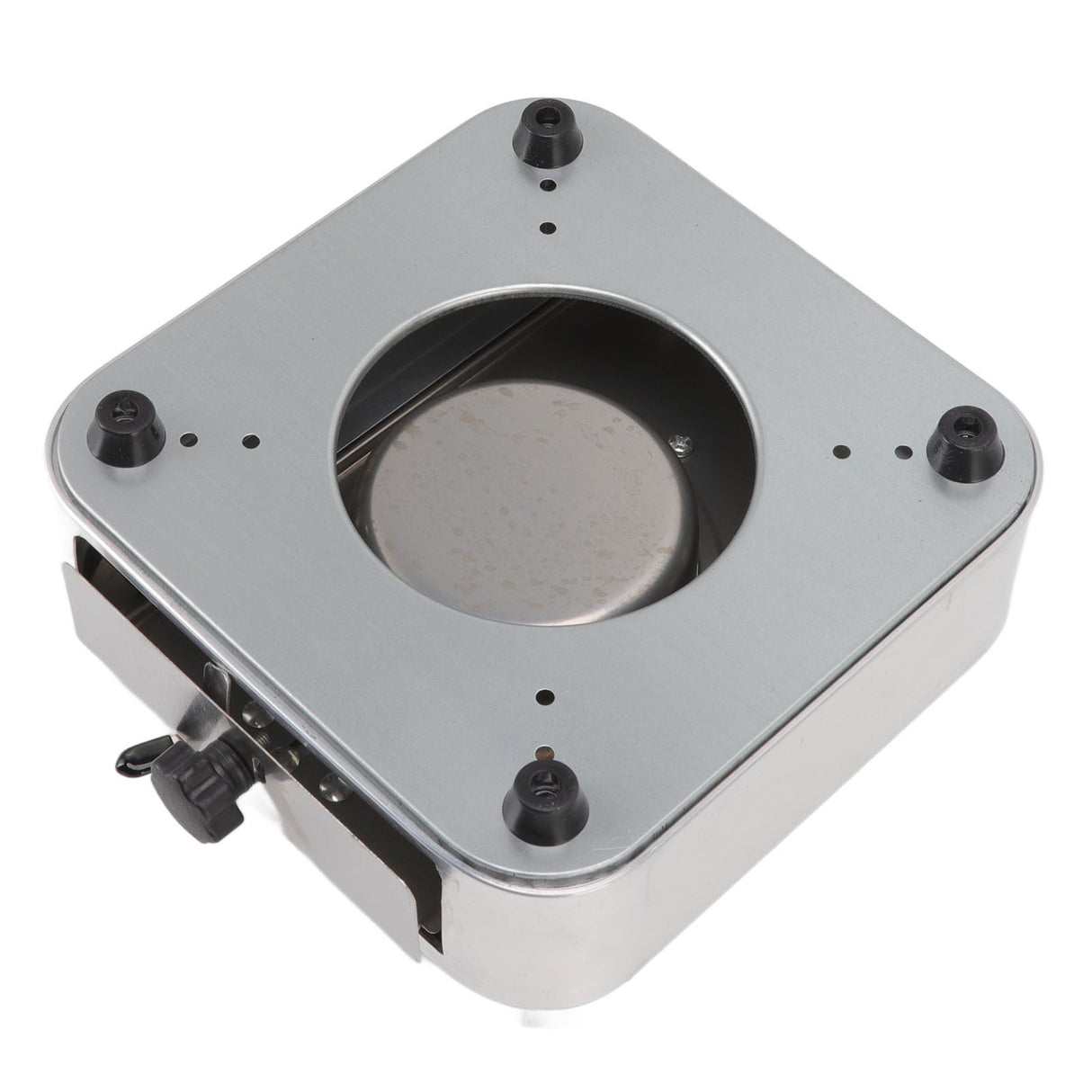 Alcohol Stove Stainless Steel Silver One Piece Design Drawer Structure Spirit Burner for Home Hiking