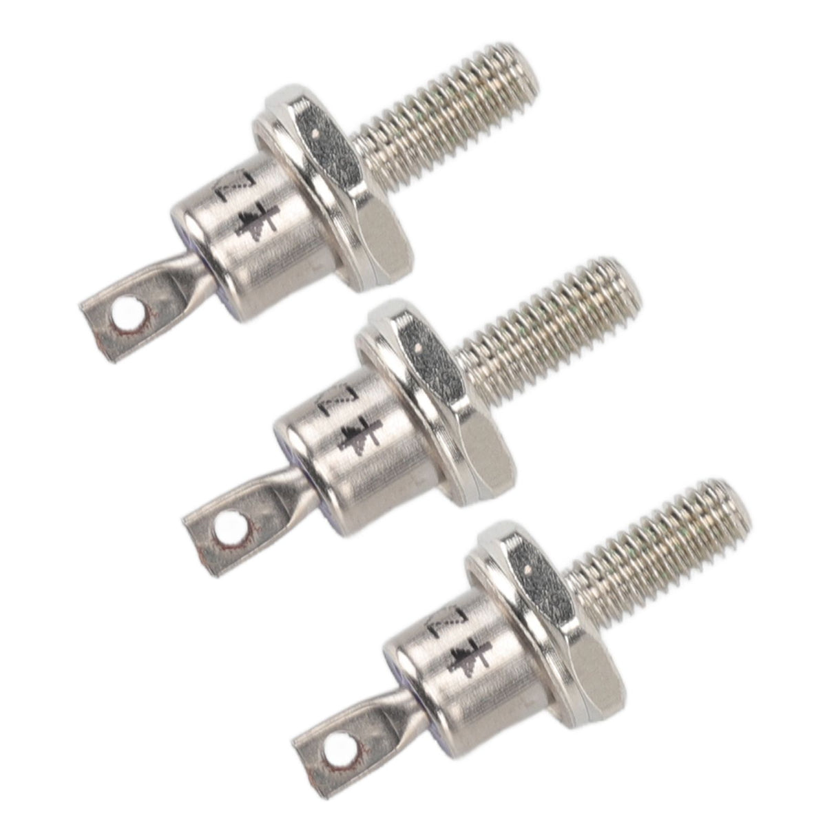 3PCS Rectifier Diode Spiral 25A Iron High Hardness Spiral Rectifier Module Replacement for Generator Cathode