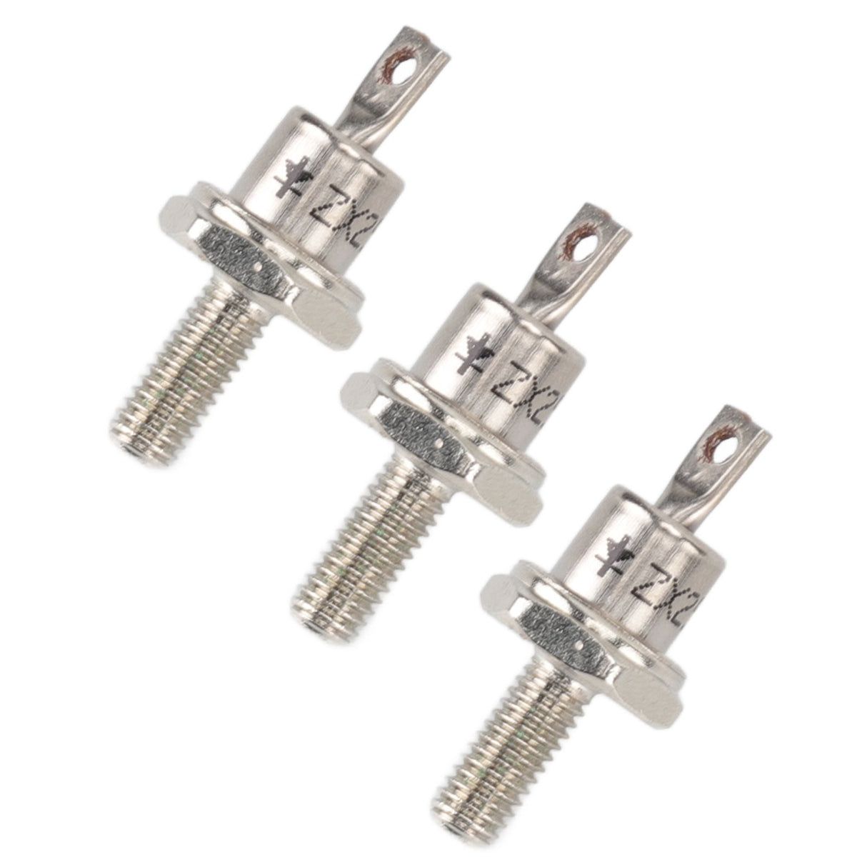 3PCS Rectifier Diode Spiral 25A Iron High Hardness Spiral Rectifier Module Replacement for Generator Cathode