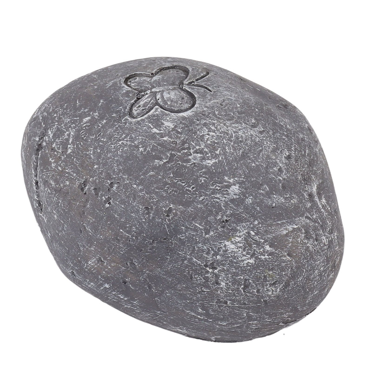 Pet Memorial Garden Stone DIY Butterfly Print Pet Cat Dog Grave Marker Resin Pet Memorial Gift Stone Grey