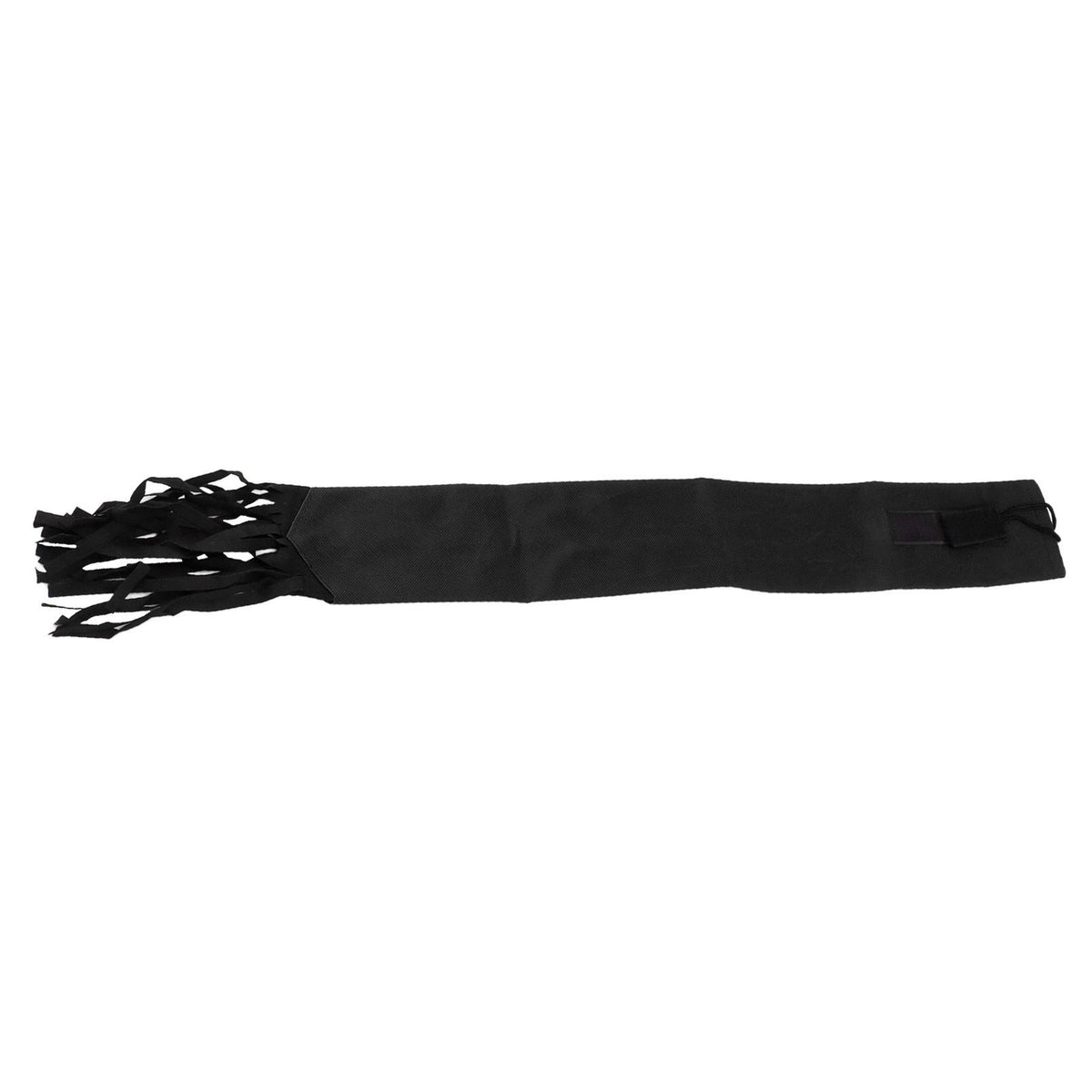 Horse Tail Protection Bag Non Woven Fabric Horsetail Guard with Fringe Hook and Loop Design Black