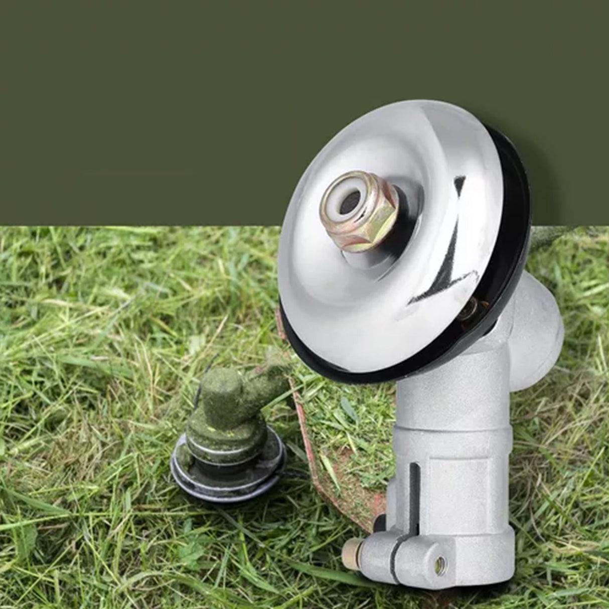 Universal Trimmer Head Aluminum Alloy Stable Incisive 9T Lawn Mower Trimmer Head