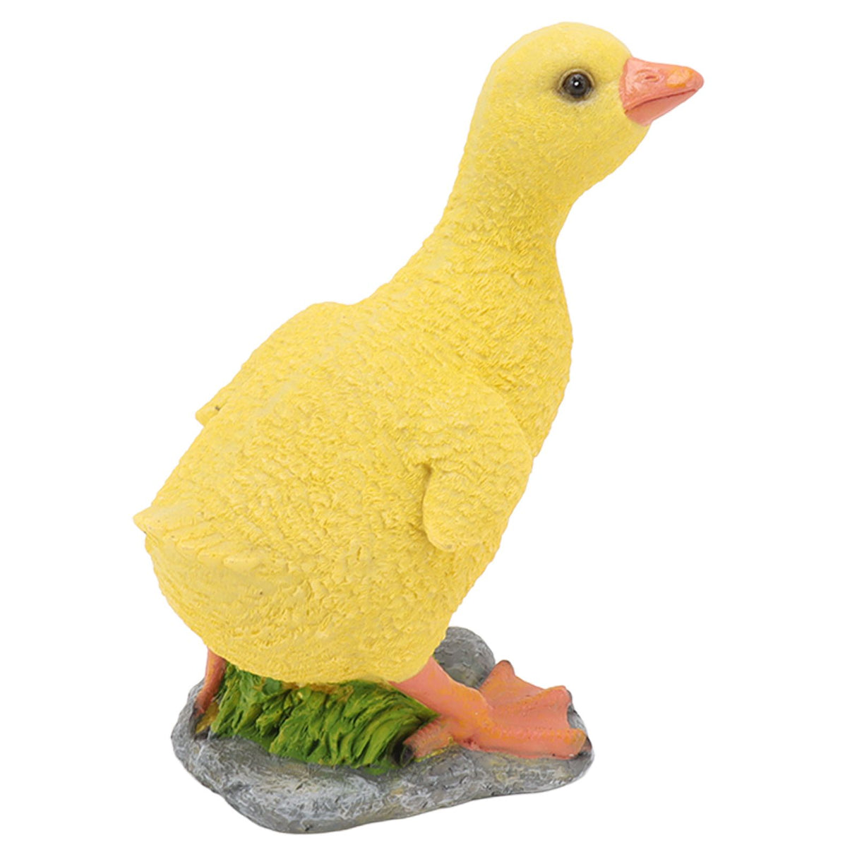 Garden Duck Statue Outdoor Yard Resin Cute Animal Lawn Figurine Patio Ornament Sculpture Art Yellow