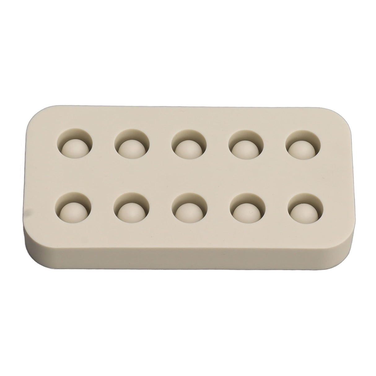 Wax Queen Grafting Cups Silicone Mold Beekeeping Beeswax Queen Cell Cups Making Mold 2 Rows 96x48x14mm