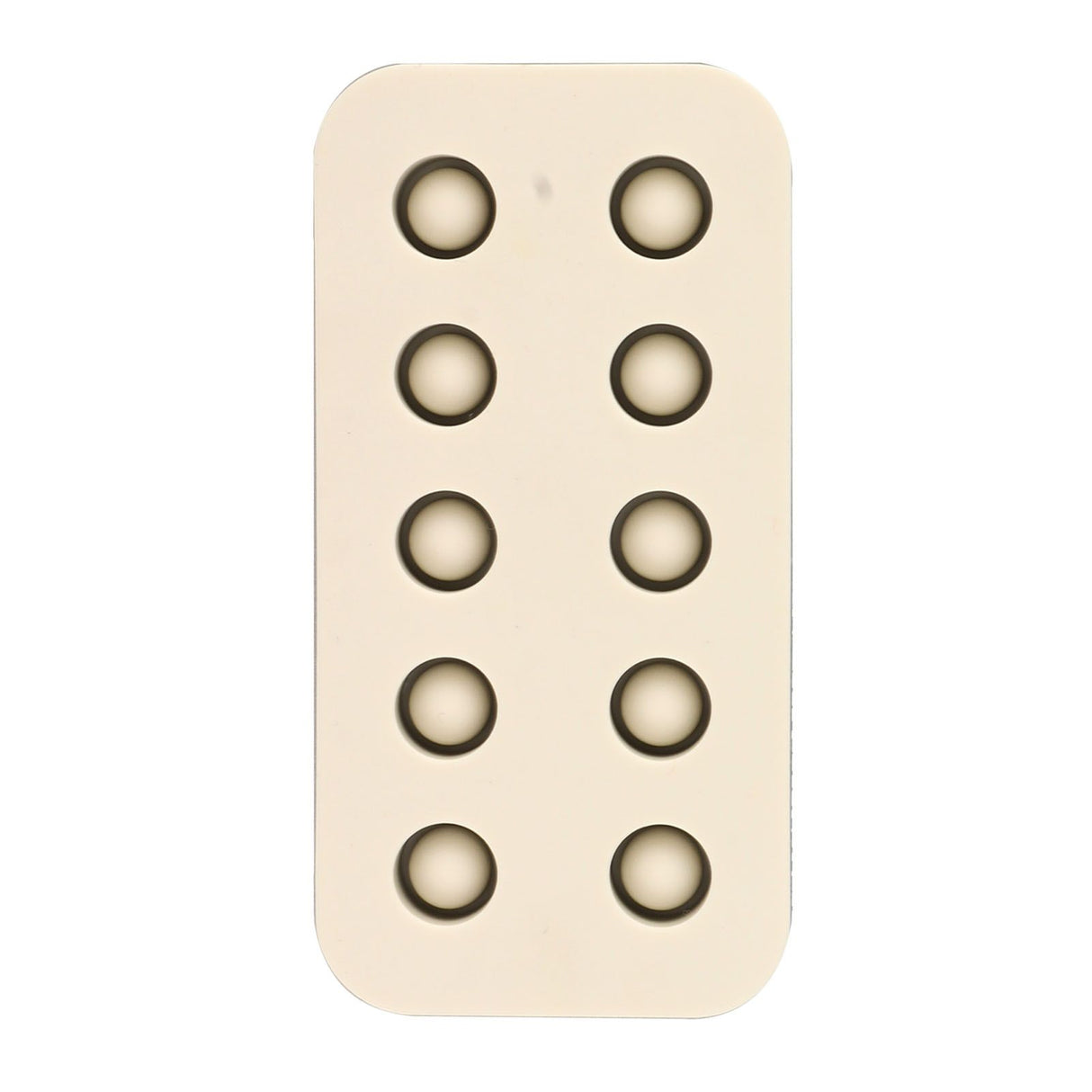 Wax Queen Grafting Cups Silicone Mold Beekeeping Beeswax Queen Cell Cups Making Mold 2 Rows 96x48x14mm