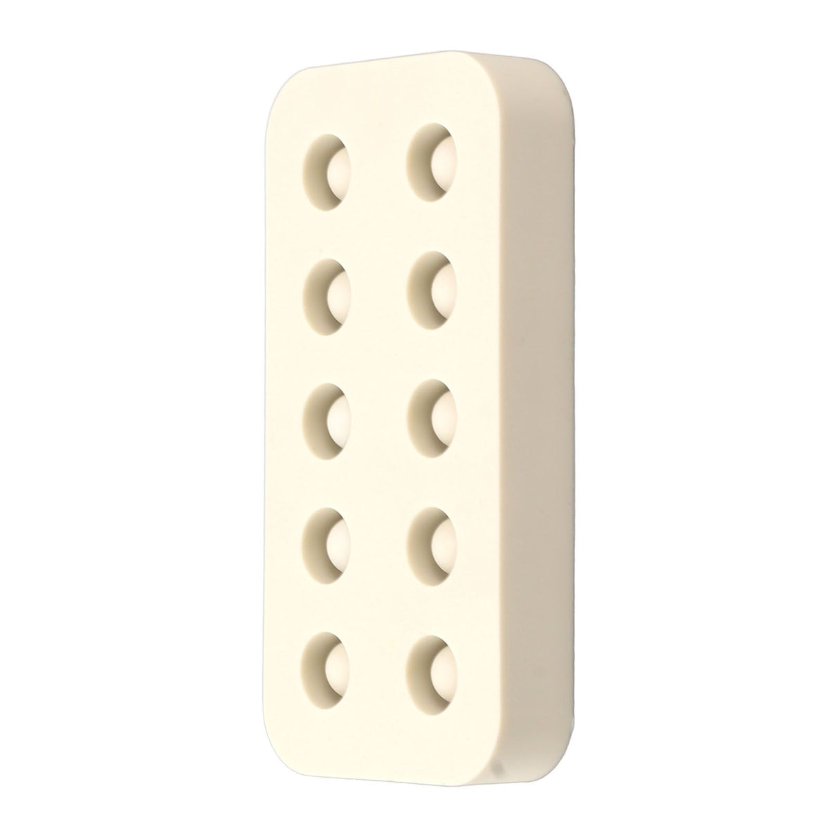 Wax Queen Grafting Cups Silicone Mold Beekeeping Beeswax Queen Cell Cups Making Mold 2 Rows 96x48x14mm