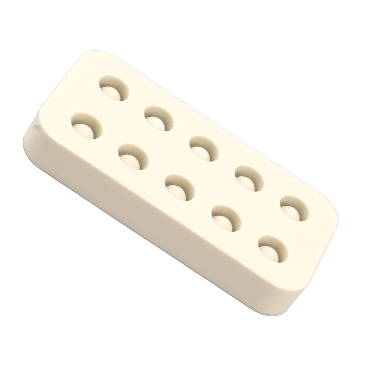 Wax Queen Grafting Cups Silicone Mold Beekeeping Beeswax Queen Cell Cups Making Mold 2 Rows 96x48x14mm