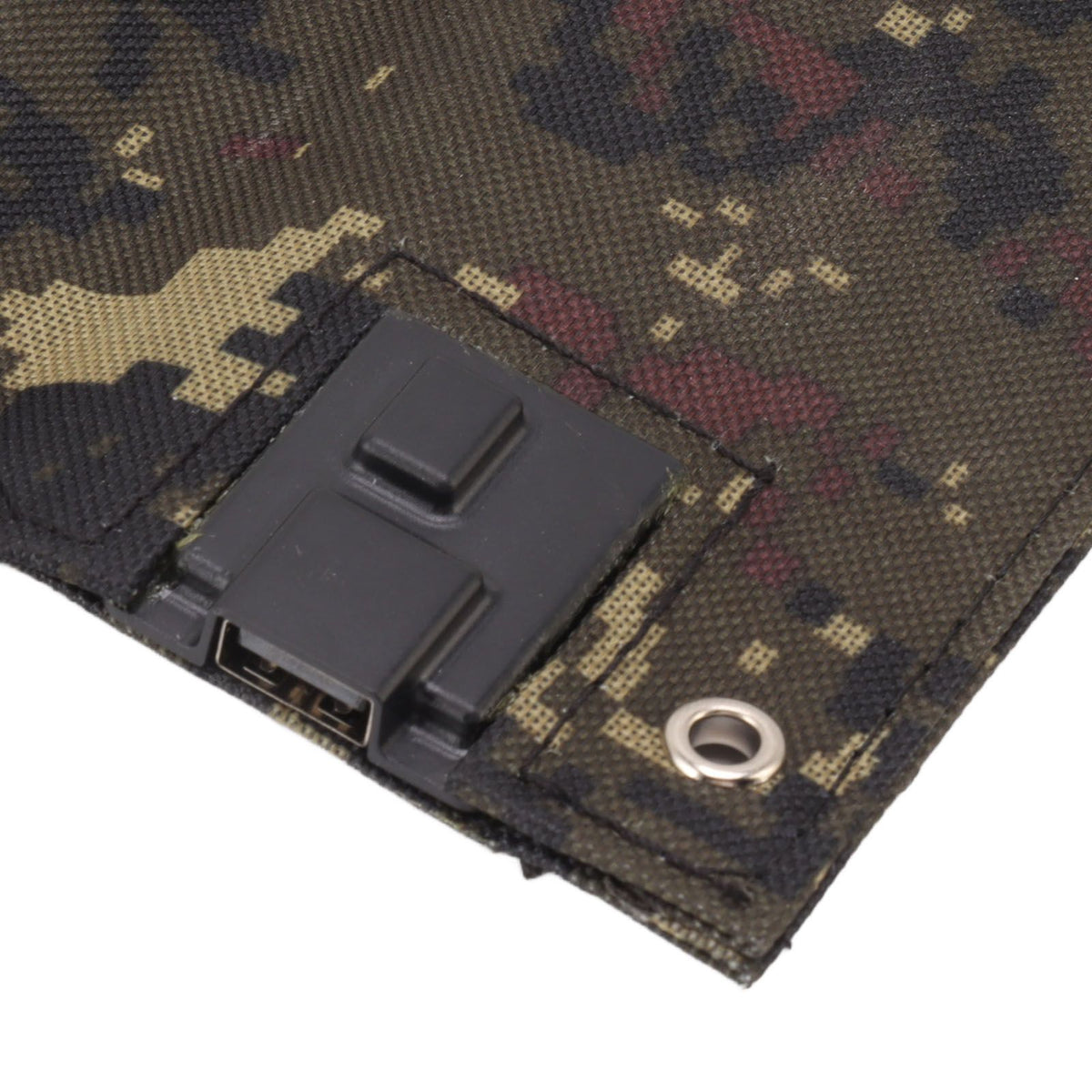 40W 4 Fold Solar Panel Charging Bag Folding Bag Foldable Monocrystalline Solar Panel Charger for Outdoor Camping Hiking Emergency Charging Camouflage