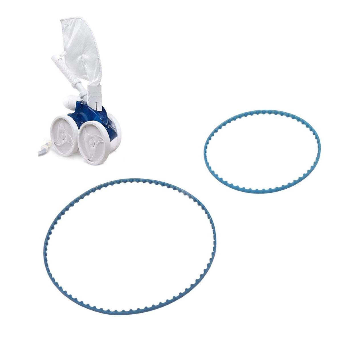 2Pcs Automatic Pool Cleaner Belt Replacement Light Weight Drive Belt Rubber Drive Track Belt for Polaris 9 100 1017