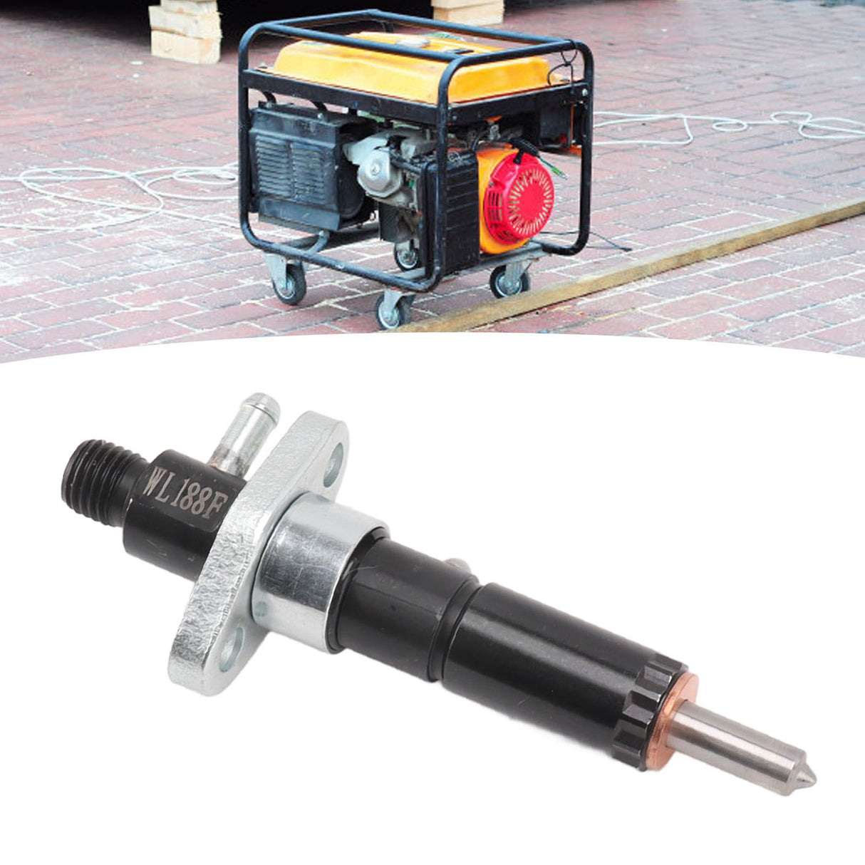 Diesel Fuel Injection Nozzle Generator Replacement Fuel Injector Single Cylinder Air Cooled Diesel Engine Part