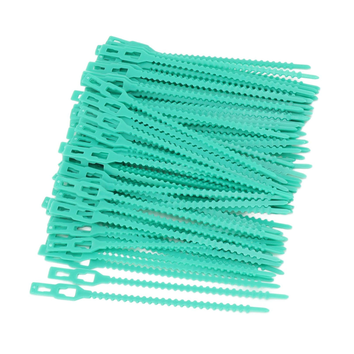 300Pcs Green Zip Garden Soft Tie 13cm Length Reusable Support Soft Wire Vine Zip Garden Tie Set