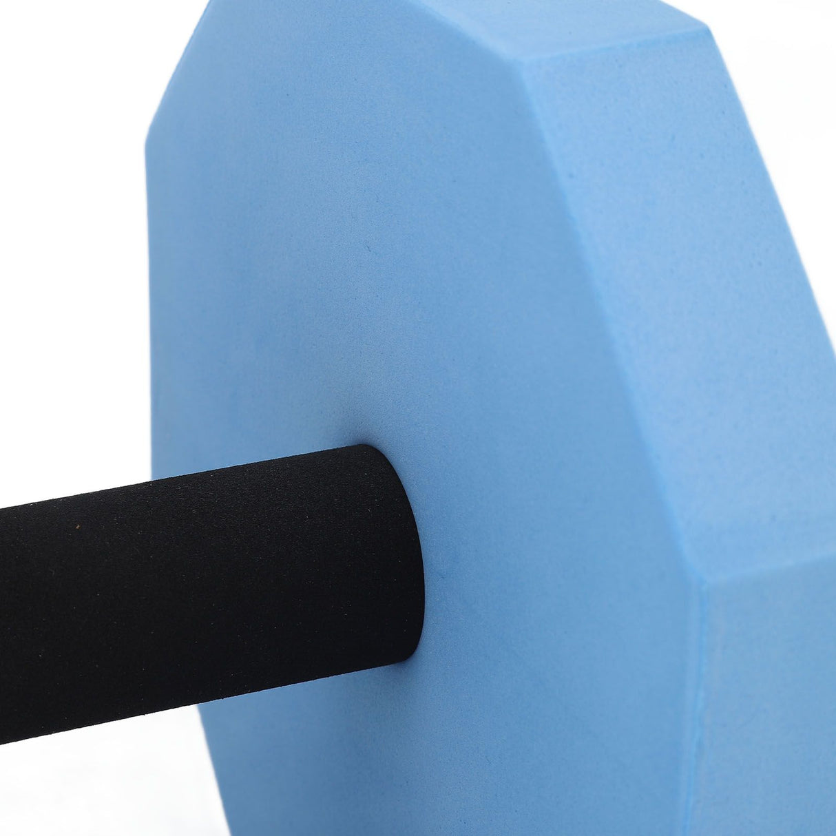 2Pcs High Density EVA Foam Dumbbell Set Aquatic Exercise Dumbbells for Men Women Indoor Swimming Pools Aerobic Fitness Rehabilitation Training Diamond Shaped Blue White Blue