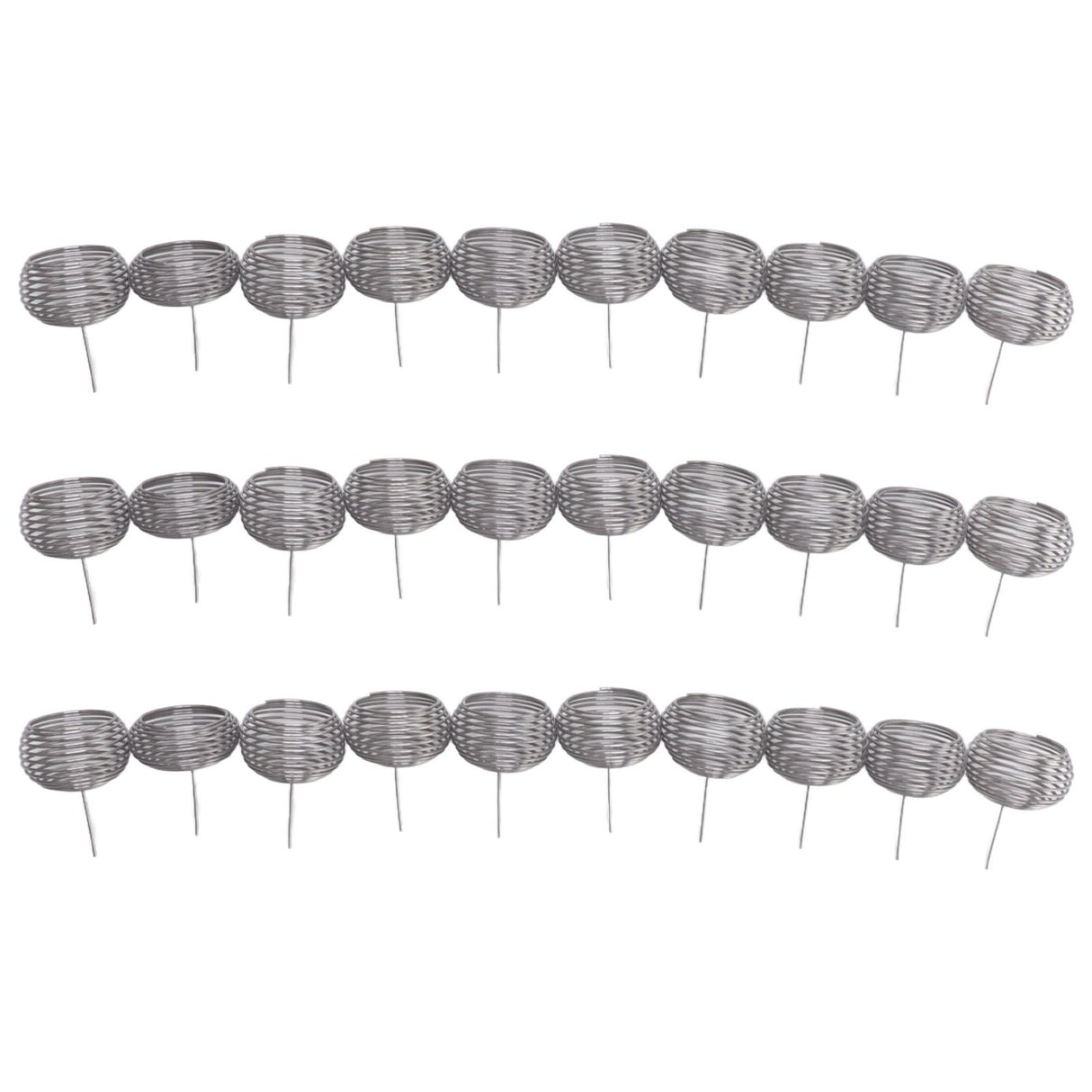 100pcs Bonsai Fertilizer Basket Stainless Steel Spherical Nutrition Box Tools for Succulent Orchid