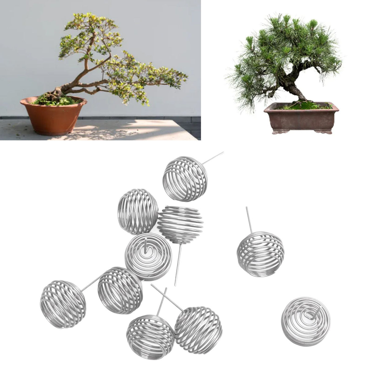 100pcs Fertilizer Mesh Basket Stainless Steel Garden Nutrition Cups Small Size Bonsai Fertilization Basket for Garden Yard Home
