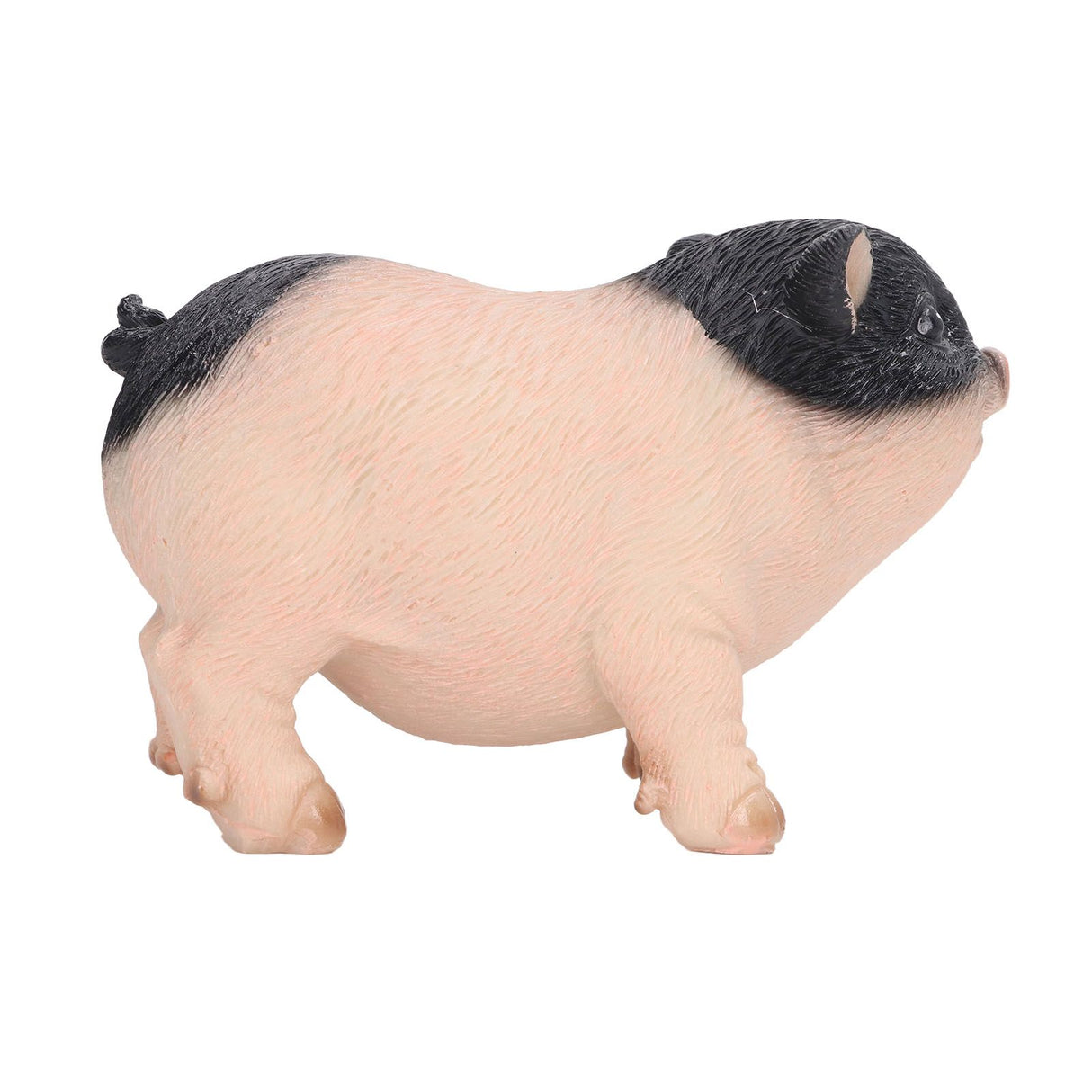Cute Pig Garden Statue Resin Animals Figurine Outdoor Sculpture Resin Lawn Ornament Mini Pink Black